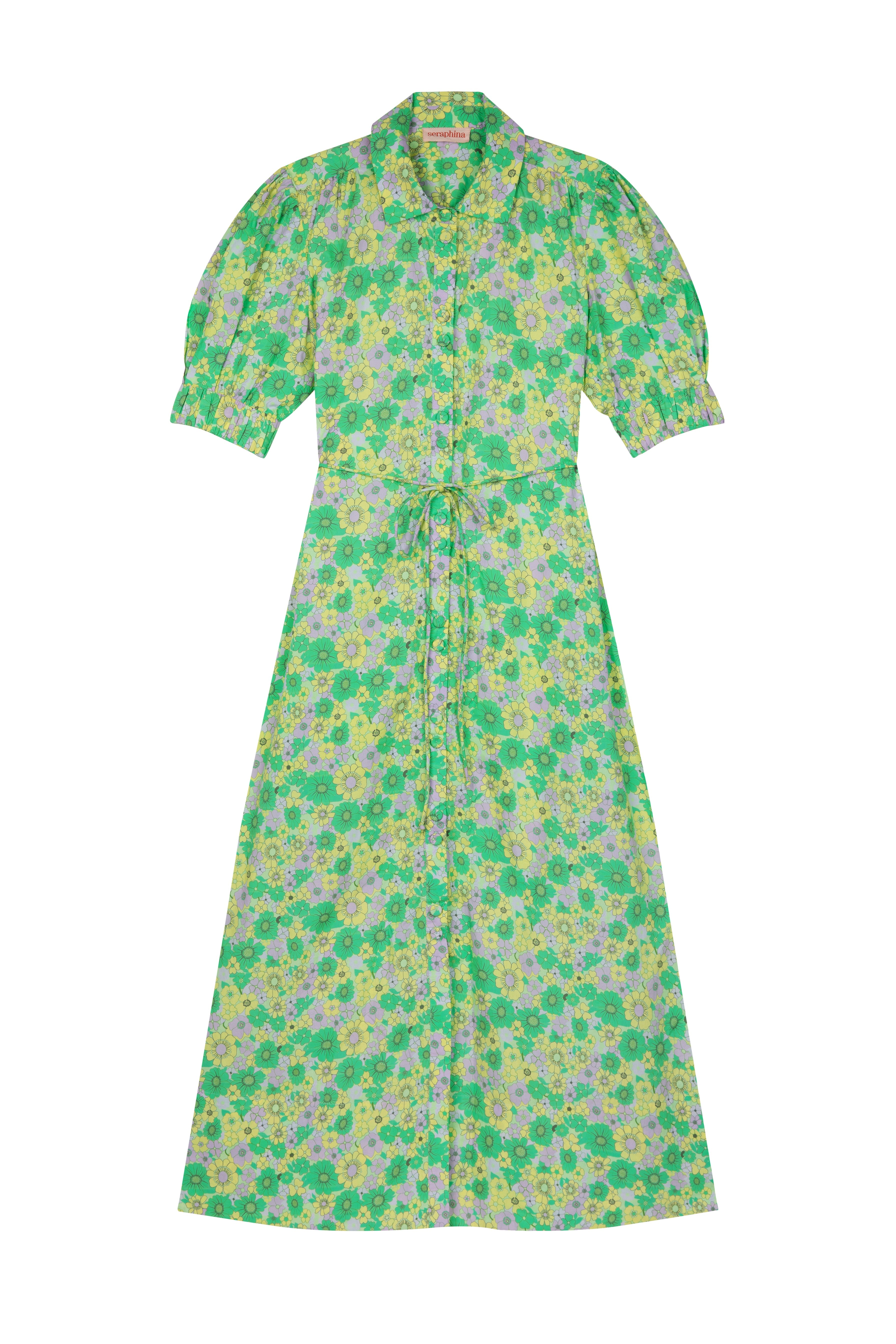 THE SHIRT DRESS | Glorious Green Floral | Seraphina London THE SHIRT DRESS | Glorious Green Floral | Seraphina London